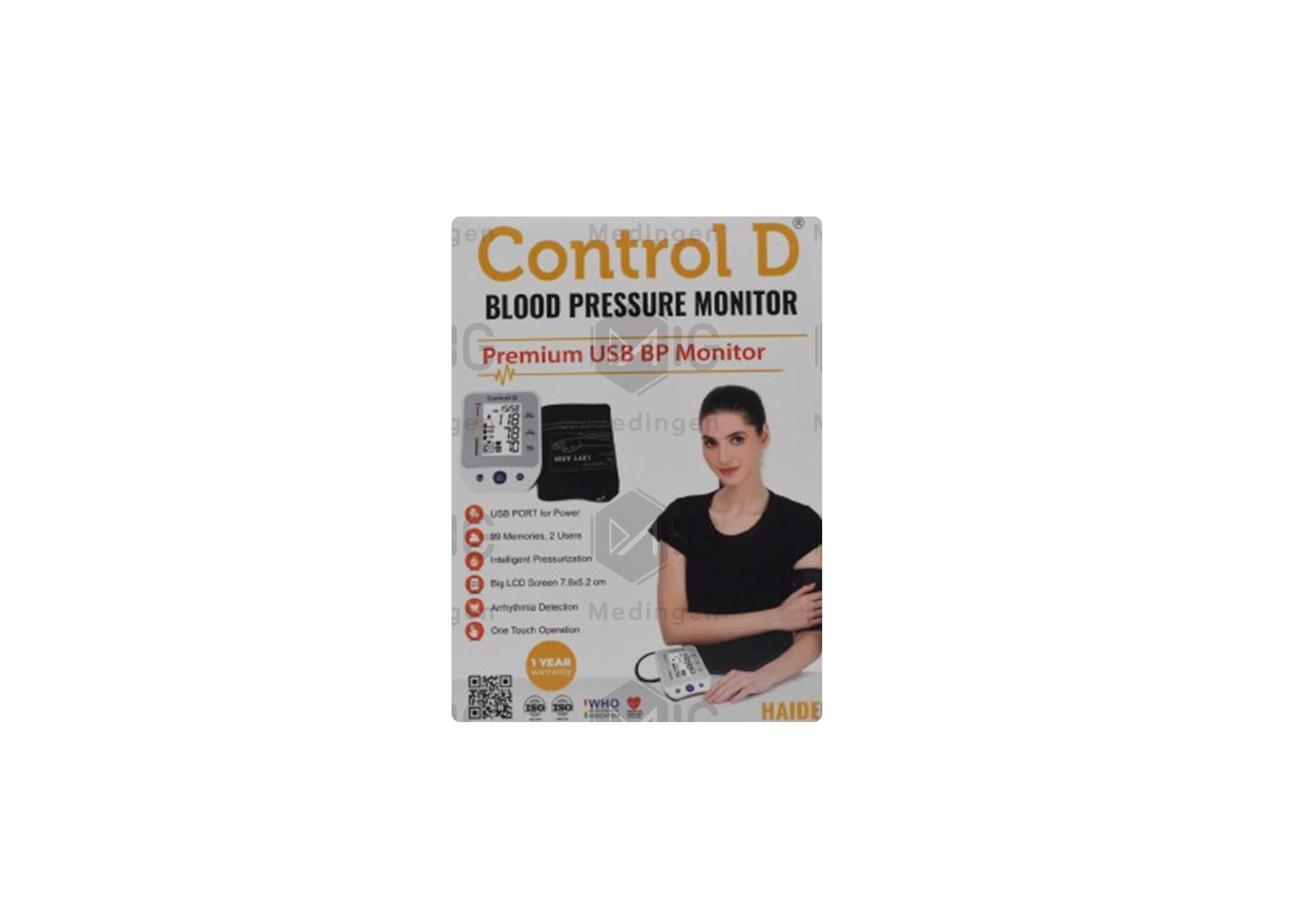 CONTROL D BLOOD PRESSURE MONITOR